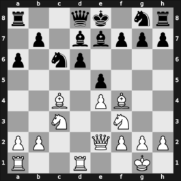 1962 Mar del Plata – Round 1 – Parma, Bruno – 1/2-1/2 – Eliskases, Erich – G14