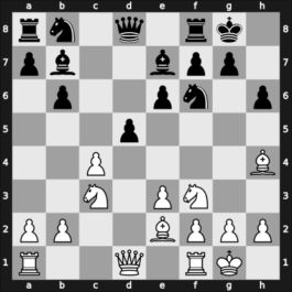 1962 Mar del Plata – Round 1 – Guimard, Carlos E – 1/2-1/2 – Eliskases, Erich – G20