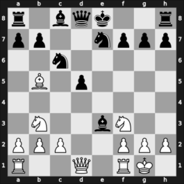 1962 Mar del Plata – Round 2 – Penrose, Justin – 1/2-1/2 – Letelier Martner, Rene – G28