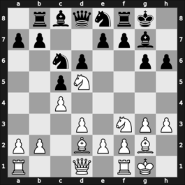 1962 Mar del Plata – Round 5 – Guimard, Carlos E – 1/2-1/2 – Panno, Oscar – G51