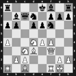 1962 Mar del Plata – Round 8 – Penrose, Justin – 0-1 – Najdorf, Miguel – G72