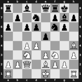 1962 Mar del Plata – Round 11 – Bielicki, Carlos – 1/2-1/2 – Penrose, Justin – G97