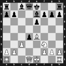 1962 Mar del Plata – Round 15 – Letelier Martner, Rene – 1/2-1/2 – Guimard, Carlos E – G127