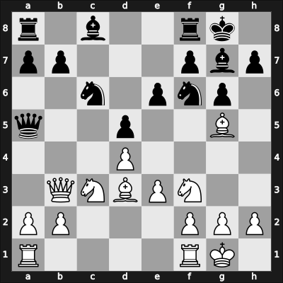 1962 Mar del Plata KIM – Round 5 – Goldenberg, Edgardo – 1/2-1/2 – Rossetto, Hector – G13