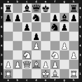 1962 Marianske Lazne – Round 10 – Kluger, Gyula – 1/2-1/2 – Ciric, Dragoljub M – G63