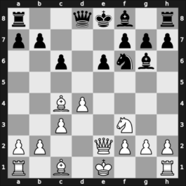1962 Match – Round 1 – Bondarevsky, Igor – 0-1 – Dzindzichashvili, Roman – G18