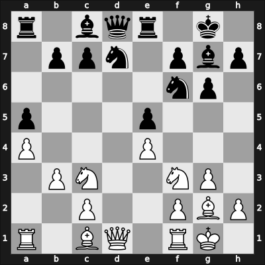 1962 Moscow – Round 1 – Simagin, Vladimir – 1/2-1/2 – Vasiukov, Evgeni – G21