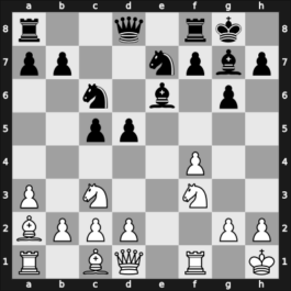 1962 Moscow – Round 1 – Aronin, Lev – 1/2-1/2 – Vasiukov, Evgeni – G24