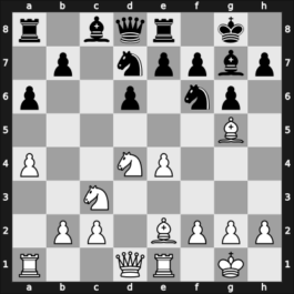 1962 Moscow – Round 1 – Bykhovsky, Anatoly A – 1/2-1/2 – Simagin, Vladimir – G33