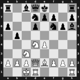 1962 Moscow – Round 1 – Bykhovsky, Anatoly A – 1/2-1/2 – Aronin, Lev – G34