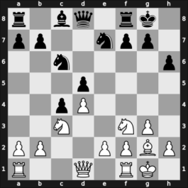 1962 Moscow RUS – Round 1 – Simagin, Vladimir – 1/2-1/2 – Shamkovich, Leonid – G5