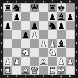 1962 Moscow RUS – Round 1 – Zaitsev, Alexander – 0-1 – Volovich, Anatoly – G7