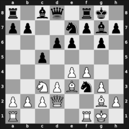 1962 Moscow RUS – Round 1 – Ignatiev, Felix N – 1/2-1/2 – Shamkovich, Leonid – G11