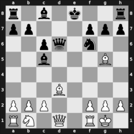 1962 Moscow RUS – Round 1 – Shamkovich, Leonid – 1-0 – Aronin, Lev – G23