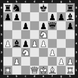 1962 New York ch-USA – Round 2 – Benko, Pal – 1/2-1/2 – Addison, Wiliam G – G8