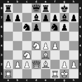 1962 New York ch-USA – Round 2 – Bisguier, Arthur B – 1-0 – Mednis, Edmar J – G12