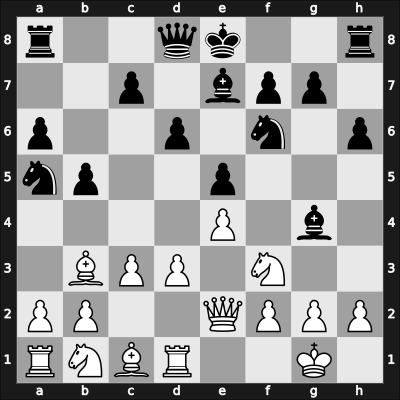 1962 New York ch-USA – Round 3 – Mednis, Edmar J – 1-0 – Rossolimo, Nicolas – G16