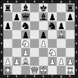1962 New York m – Round 4 – Lombardy, William J – 1/2-1/2 – Evans, Larry M – G4