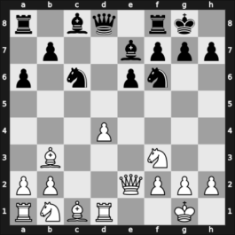 1962 Olympiad Varna BUL – Round 6 – Filip, Marius Liviu – 1-0 – Conrady, Alphonse – G33