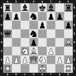1962 Paris FRA – Round ? – Thiellement, Andre – 1/2-1/2 – Kottnauer, Cenek – G4
