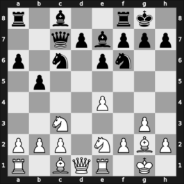 1962 Poznan ch POL – Round 2 – Tarnowski, Alfred – 1/2-1/2 – Doda, Zbigniew – G12
