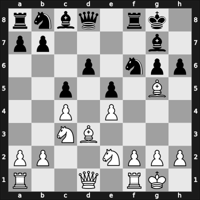 1962 Poznan ch POL – Round 6 – Cylwik, Zbigniew – 0-1 – Gromek, Jozef – G33