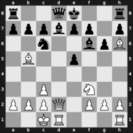 1962 Poznan ch POL – Round 6 – Grabczewski, Romuald – 1-0 – Gawlikowski, Stanislaw – G38