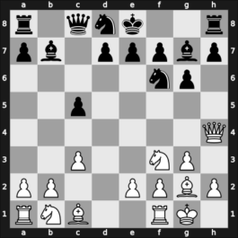 1962 Poznan ch POL – Round 7 – Gawlikowski, Stanislaw – 0-1 – Sliwa, Bogdan – G42