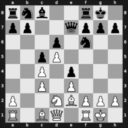1962 Poznan ch POL – Round 9 – Cylwik, Zbigniew – 0-1 – Schmidt, Wlodzimierz – G53