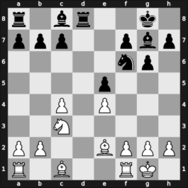 1962 Sarajevo – Round 1 – Bilek, Istvan – 1/2-1/2 – Portisch, Lajos – G5