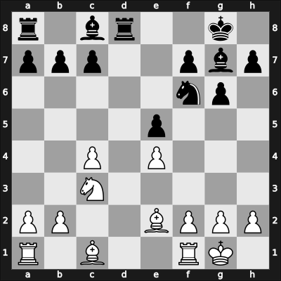 1962 Sarajevo – Round 1 – Bilek, Istvan – 1/2-1/2 – Portisch, Lajos – G5