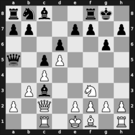 1962 Spartak Ch – Round 15 – Cherepkov, Alexander V – 0-1 – Bannik, Anatolij – G112
