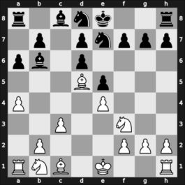 1962 Stockholm – Round 2 – Horberg, Bengt-Eric – 1/2-1/2 – Soderborg, Berndt – G12