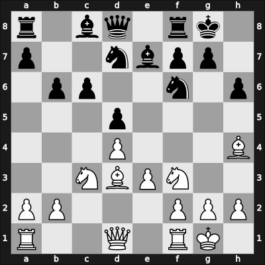 1962 Stockholm – Round 7 – Horberg, Bengt-Eric – 1/2-1/2 – Olsson, Ake – G20