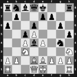 1962 Stockholm Interzonal – Round 13 – Bisguier, Arthur B – 1-0 – Cuellar Alpire, Mariana – G114