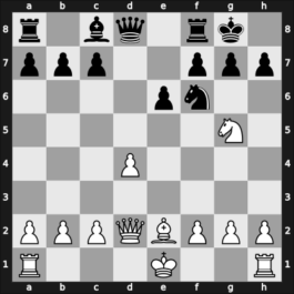 1962 Stockholm Interzonal – Round 17 – Fischer, Robert J – 1/2-1/2 – Petrosian, Tigran V – G153