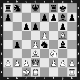 1962 URS Team Ch – Round 1 – Tal, Mikhail – 1/2-1/2 – Kots, Yuri I – G80