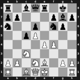 1962 URS-ch30 – Round ? – Zaitsev, Alexander – 1/2-1/2 – Suetin, Alexey S – G9