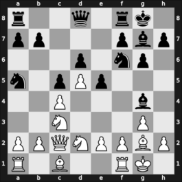 1962 URS-ch30 sf Novosibirsk – Round 10 – Kots, Yuri I – 1/2-1/2 – Gufeld, Eduard – G15