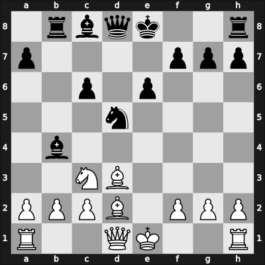 1962 Varna – Round 1 – De Loughry, Desmond – 0-1 – Lengyel, Laszlo – G15