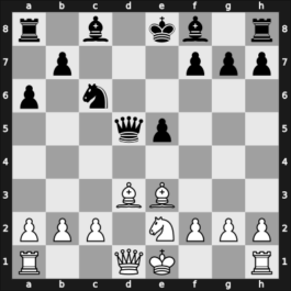 1962 Varna olm – Round 1 – Spassky, Boris V. – 1-0 – Kinzel, Andreas – G43