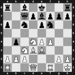 1962 Varna olm – Round 1 – Padevsky, Nikola – 1-0 – Colon Romero, Miguel – G46