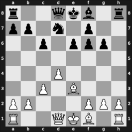 1962 Varna olm – Round 1 – Ali, Farooq – 1/2-1/2 – Thiellement, Andre – G52