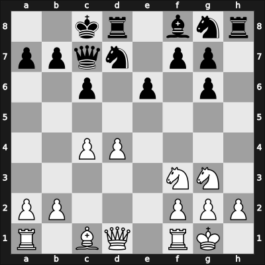 1962 Varna olm – Round 1 – Dueckstein, Andreas – 0-1 – Petrosian, Tigran V – G53