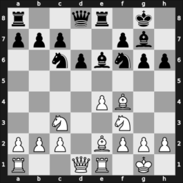 1962 Varna olm – Round 1 – Unzicker, Wolfgang – 0-1 – Botvinnik, Mikhail – G56