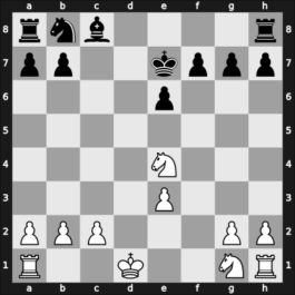 1962 Varna olm – Round 1 – Mohrlok, Dieter – 1/2-1/2 – Vinje, Arne – G64