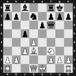 1962 Varna olm – Round 2 – Thiellement, Andre – 1-0 – Matanovic, Aleksandar – G83
