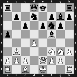 1962 Varna olm – Round 2 – Johansson, Martin 1979 – 1/2-1/2 – Botvinnik, Mikhail – G97