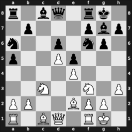 1962 Varna olm – Round 3 – Abdel Aal Mohamed, Hussein – 1/2-1/2 – Alvarez del Monte, Jose – G129