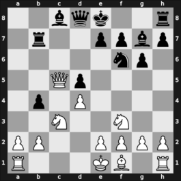1962 Varna olm – Round 4 – Evans, Larry Melvyn – 1-0 – Beni, Alfred – G158